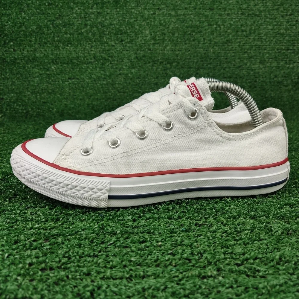 Converse Sneakers Youth 3 White Chuck Taylor All Star Low Top Canvas Shoes 3J256